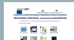 Desktop Screenshot of onkocet.sk