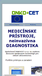 Mobile Screenshot of onkocet.sk
